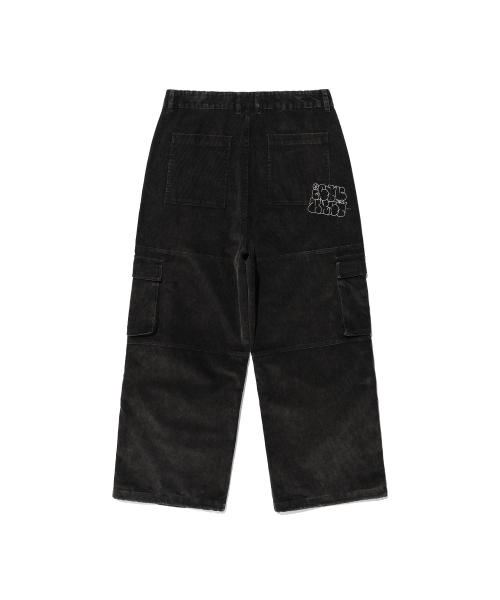 ISTKUNST(イストクンスト)の「WASHED CORDUROY CARGO PANTS_BLACK(IK2EFMPA11A)(その他パンツ・レディース・ブラック・S/M/L)」の2枚目の写真