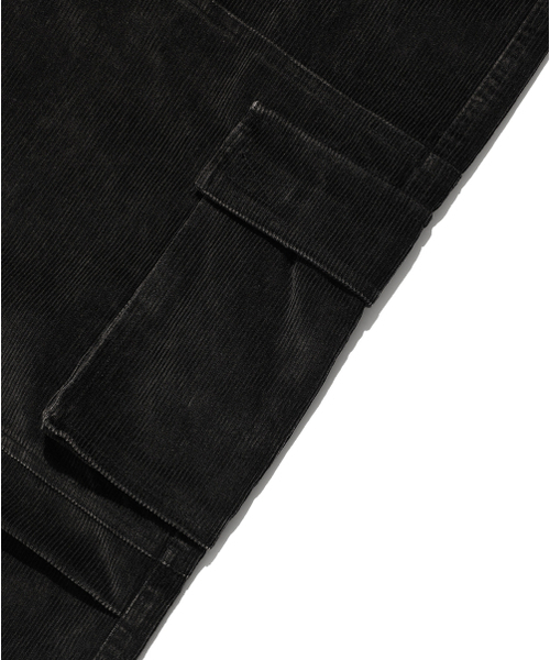 ISTKUNST(イストクンスト)の「WASHED CORDUROY CARGO PANTS_BLACK(IK2EFMPA11A)(その他パンツ・レディース・ブラック・S/M/L)」の5枚目の写真