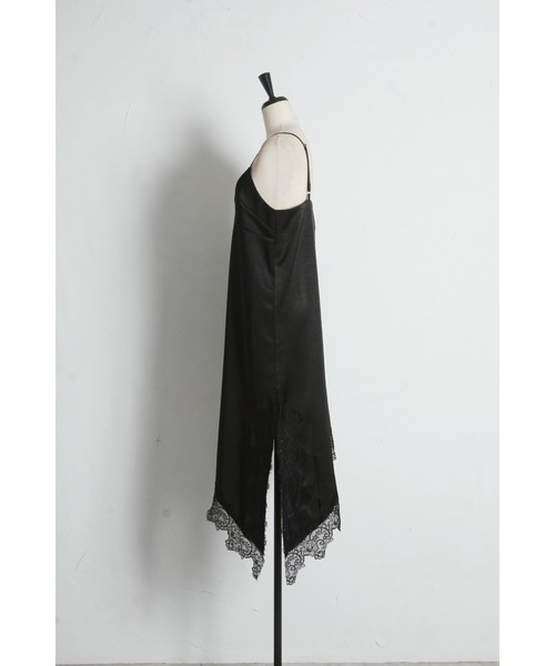 &. NOSTALGIA（アンドドットノスタルジア）の「レースアシメキャミチュニック（チュニック・レディース・ブラック・M）」の13枚目の写真