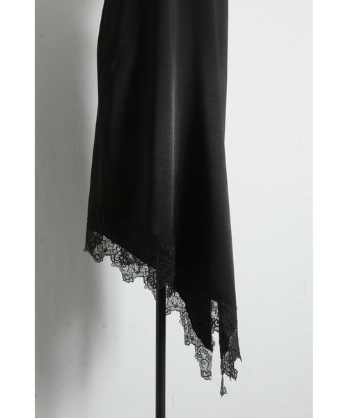 &. NOSTALGIA（アンドドットノスタルジア）の「レースアシメキャミチュニック（チュニック・レディース・ブラック・M）」の18枚目の写真