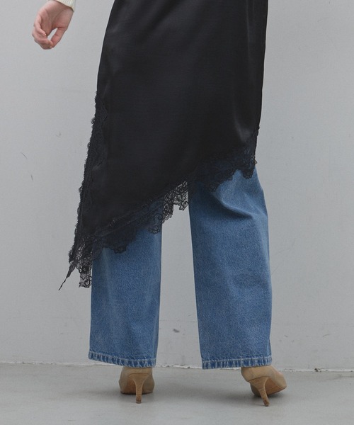 &. NOSTALGIA（アンドドットノスタルジア）の「レースアシメキャミチュニック（チュニック・レディース・ブラック・M）」の8枚目の写真