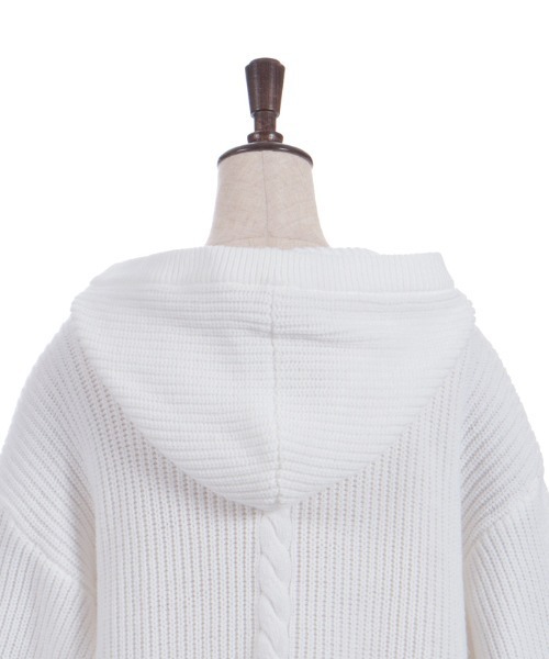 axes femme（アクシーズファム）の「はしごレースニットパーカー（カーディガン/ボレロ・レディース・キナリ/ピンク/グレー・FREE）」の15枚目の写真