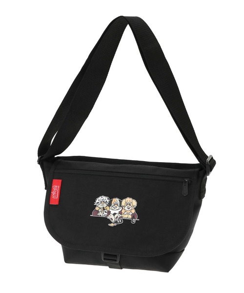 Manhattan Portage（マンハッタンポーテージ）の「NYLON MESSENGER BAG (SM) FLAPZIPPER POCKET SAUCY DOG（メッセンジャーバッグ・メンズ・ブラック・SMALL）」の11枚目の写真
