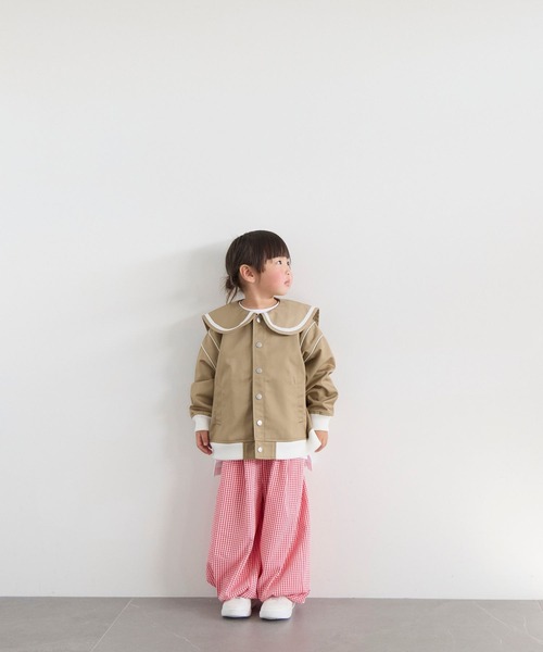 LOWRYS FARM（ローリーズファーム）の「セーラーカラージャケット　643075（その他アウター・キッズ・ネイビー/ベージュ・150cm/140cm/130cm/120cm/110cm）」の10枚目の写真