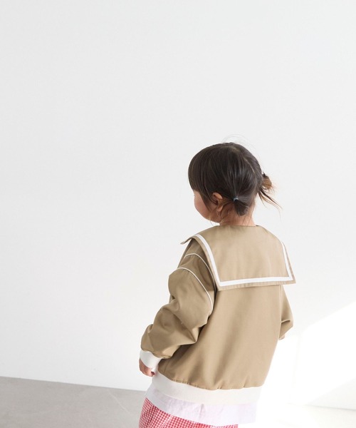 LOWRYS FARM（ローリーズファーム）の「セーラーカラージャケット　643075（その他アウター・キッズ・ネイビー/ベージュ・150cm/140cm/130cm/120cm/110cm）」の12枚目の写真
