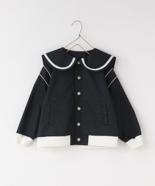 LOWRYS FARM（ローリーズファーム）の「セーラーカラージャケット　643075（その他アウター・キッズ・ネイビー/ベージュ・150cm/140cm/130cm/120cm/110cm）」の19枚目の写真