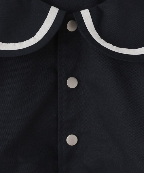 LOWRYS FARM（ローリーズファーム）の「セーラーカラージャケット　643075（その他アウター・キッズ・ネイビー/ベージュ・150cm/140cm/130cm/120cm/110cm）」の4枚目の写真