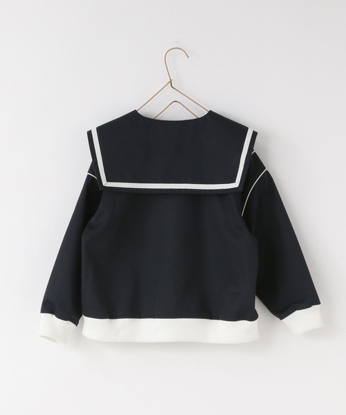 LOWRYS FARM（ローリーズファーム）の「セーラーカラージャケット　643075（その他アウター・キッズ・ネイビー/ベージュ・150cm/140cm/130cm/120cm/110cm）」の6枚目の写真