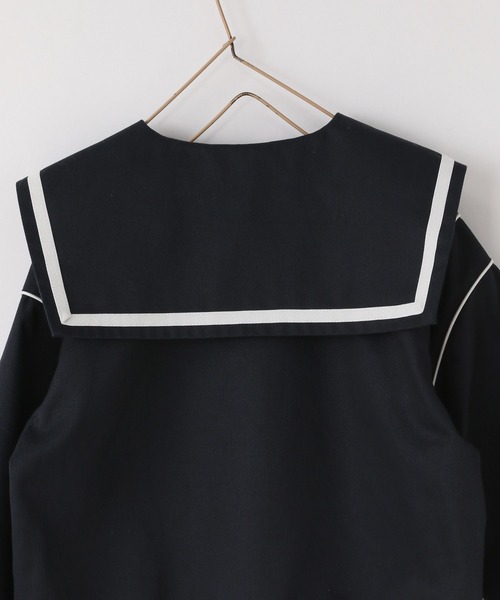 LOWRYS FARM（ローリーズファーム）の「セーラーカラージャケット　643075（その他アウター・キッズ・ネイビー/ベージュ・150cm/140cm/130cm/120cm/110cm）」の7枚目の写真