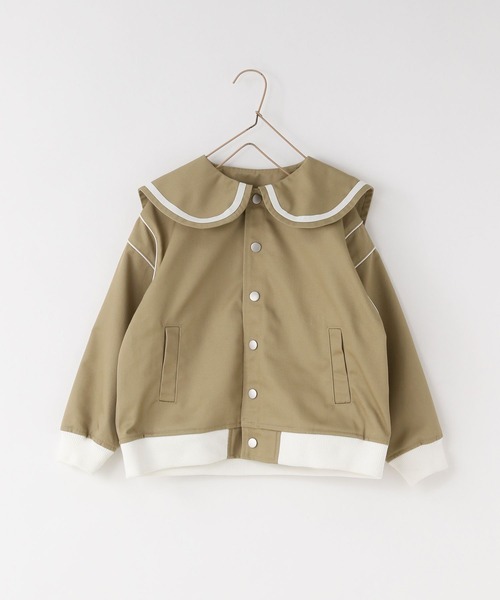 LOWRYS FARM（ローリーズファーム）の「セーラーカラージャケット　643075（その他アウター・キッズ・ネイビー/ベージュ・150cm/140cm/130cm/120cm/110cm）」の8枚目の写真