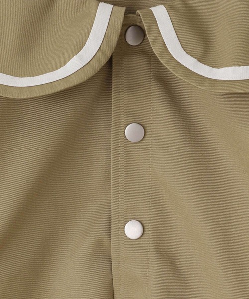 LOWRYS FARM（ローリーズファーム）の「セーラーカラージャケット　643075（その他アウター・キッズ・ネイビー/ベージュ・150cm/140cm/130cm/120cm/110cm）」の9枚目の写真