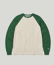 EASTGATE（イーストゲート）の「ヘリテージラグランロングスリーブグリーン（Tシャツ/カットソー）」