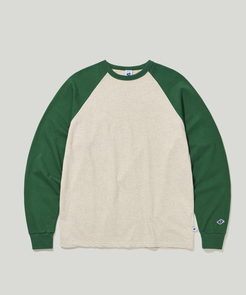 EASTGATE(イーストゲート)の「ヘリテージラグランロングスリーブグリーン(Tシャツ/カットソー・レディース・その他・SMALL/MEDIUM/LARGE/X-LARGE)」の1枚目の写真