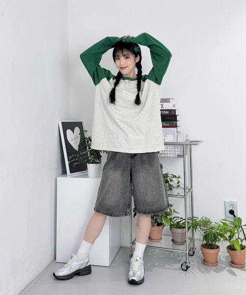EASTGATE(イーストゲート)の「ヘリテージラグランロングスリーブグリーン(Tシャツ/カットソー・レディース・その他・SMALL/MEDIUM/LARGE/X-LARGE)」の8枚目の写真