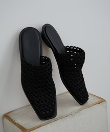 SALON adam et rope' | 【W S（ドゥーブル）】メッシュミュール(サンダル)