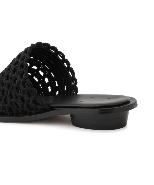 SALON adam et rope'(サロン アダム エ ロペ)の「【W S(ドゥーブル)】メッシュミュール(サンダル・レディース・ブラック/ベージュ・38/37/36)」の11枚目の写真