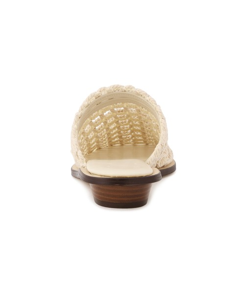 SALON adam et rope'(サロン アダム エ ロペ)の「【W S(ドゥーブル)】メッシュミュール(サンダル・レディース・ブラック/ベージュ・38/37/36)」の14枚目の写真