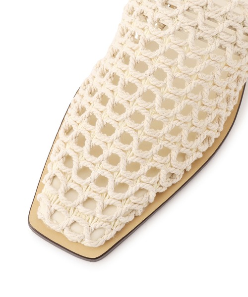 SALON adam et rope'(サロン アダム エ ロペ)の「【W S(ドゥーブル)】メッシュミュール(サンダル・レディース・ブラック/ベージュ・38/37/36)」の15枚目の写真