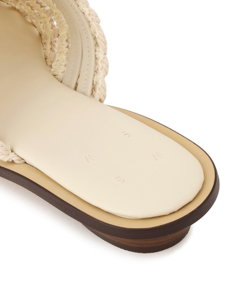 SALON adam et rope'(サロン アダム エ ロペ)の「【W S(ドゥーブル)】メッシュミュール(サンダル・レディース・ブラック/ベージュ・38/37/36)」の16枚目の写真