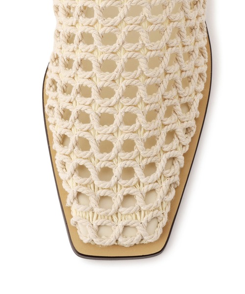 SALON adam et rope'(サロン アダム エ ロペ)の「【W S(ドゥーブル)】メッシュミュール(サンダル・レディース・ブラック/ベージュ・38/37/36)」の18枚目の写真