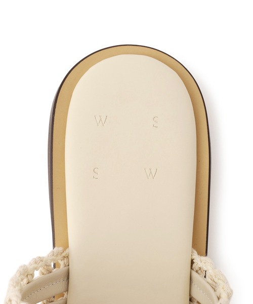 SALON adam et rope'(サロン アダム エ ロペ)の「【W S(ドゥーブル)】メッシュミュール(サンダル・レディース・ブラック/ベージュ・38/37/36)」の19枚目の写真