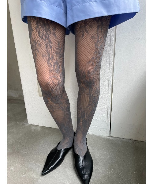 GUCCI レースタイツ Sサイズ 箱付き フラワーレースタイツ（タイツ/ストッキング）｜AIC.（エーアイシー