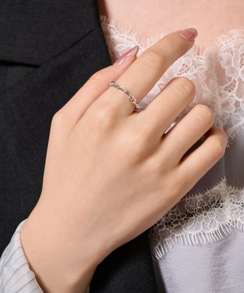 PHILIPPE AUDIBERT(フィリップ オーディベール)の「【PHILIPPE AUDIBERT】Enara ring アンカーチェーンリング BG6892 AR(リング・レディース・シルバー・FREE)」の7枚目の写真