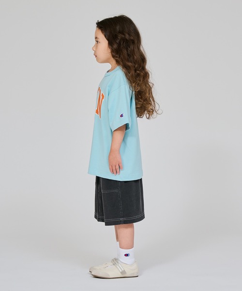 Champion(チャンピオン)の「【Champion/チャンピオン】キッズ ショートスリーブTシャツ(Tシャツ/カットソー・キッズ・ホワイト/ブラック系その他/オートミール/ブルー系その他2・160/150/140/130/120/100/110)」の20枚目の写真