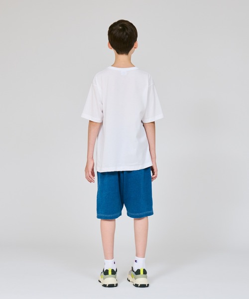 Champion(チャンピオン)の「【Champion/チャンピオン】キッズ ショートスリーブTシャツ(Tシャツ/カットソー・キッズ・ホワイト/ブラック系その他/オートミール/ブルー系その他2・160/150/140/130/120/100/110)」の11枚目の写真
