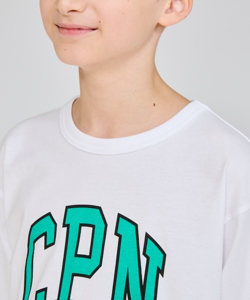 Champion(チャンピオン)の「【Champion/チャンピオン】キッズ ショートスリーブTシャツ(Tシャツ/カットソー・キッズ・ホワイト/ブラック系その他/オートミール/ブルー系その他2・160/150/140/130/120/100/110)」の5枚目の写真