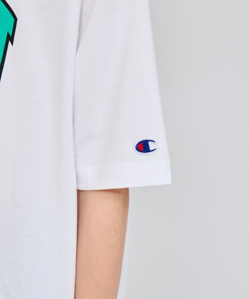 Champion(チャンピオン)の「【Champion/チャンピオン】キッズ ショートスリーブTシャツ(Tシャツ/カットソー・キッズ・ホワイト/ブラック系その他/オートミール/ブルー系その他2・160/150/140/130/120/100/110)」の7枚目の写真