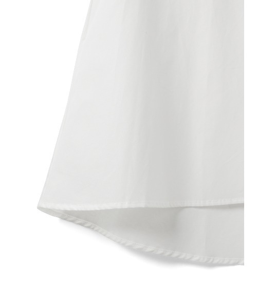 A line band collar shirt