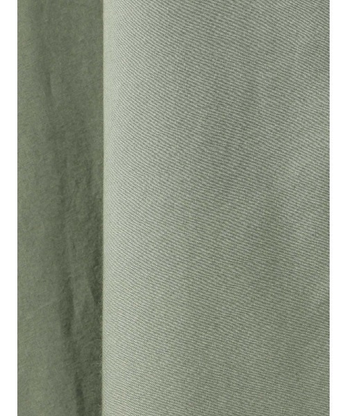 A line band collar shirt