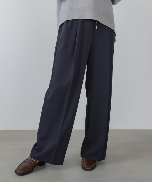 Bou Jeloud（ブージュルード）の「２ＷＡＹフルダルパンツ（その他パンツ・レディース・ネイビー/グレイッシュベージュ・38）」の2枚目の写真