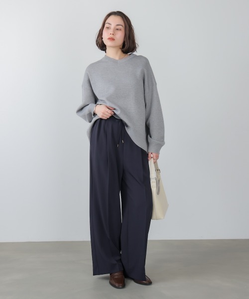 Bou Jeloud（ブージュルード）の「２ＷＡＹフルダルパンツ（その他パンツ・レディース・ネイビー/グレイッシュベージュ・38）」の17枚目の写真