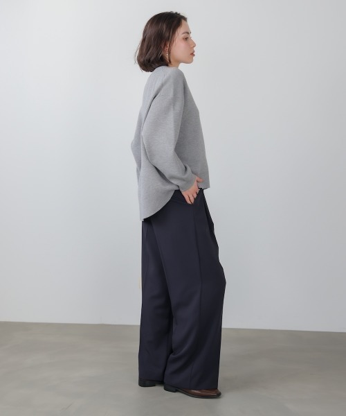 Bou Jeloud（ブージュルード）の「２ＷＡＹフルダルパンツ（その他パンツ・レディース・ネイビー/グレイッシュベージュ・38）」の19枚目の写真