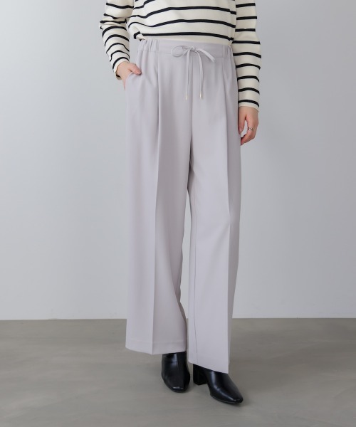 Bou Jeloud（ブージュルード）の「２ＷＡＹフルダルパンツ（その他パンツ・レディース・ネイビー/グレイッシュベージュ・38）」の4枚目の写真