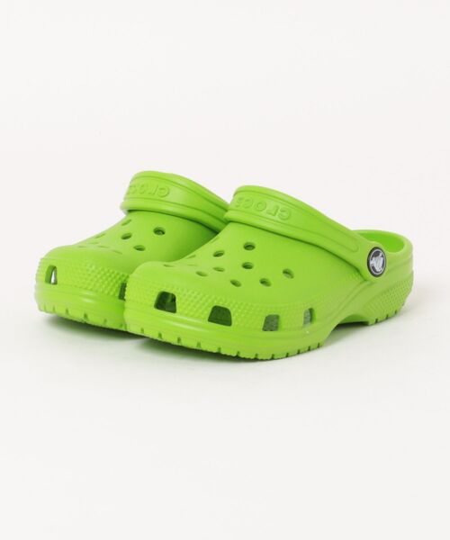 こなた　緑S2 crocs クロックス 18-21CLASSIC CLOG K CRGR K キッズ クラシック