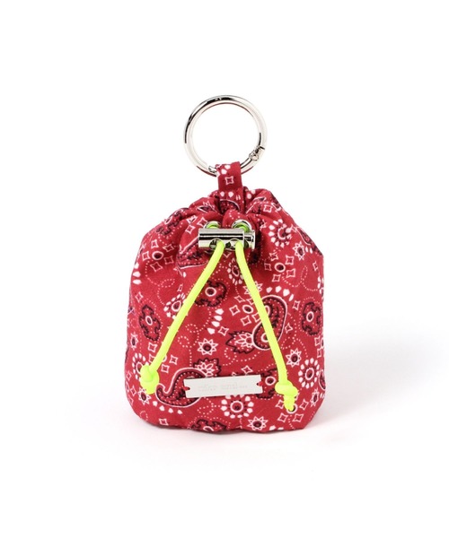 niko and...（ニコアンド）の「バンダナ巾着チャーム（チャーム・レディース・レッド/ブラック/ライトブルー・0）」の7枚目の写真
