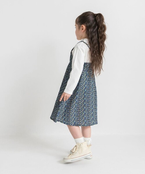 BRANSHES(ブランシェス)の「キャミドッキングワンピース(ワンピース・キッズ・ブルー/ピンク・150/120/100/130/90/140/80/110)」の5枚目の写真