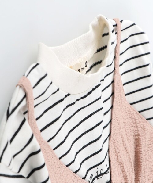 BRANSHES(ブランシェス)の「キャミドッキングワンピース(ワンピース・キッズ・ブルー/ピンク・150/120/100/130/90/140/80/110)」の10枚目の写真