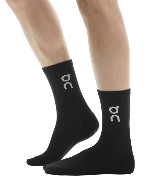 On(オン)の「On Logo Sock High 3P(オン ロゴソックスハイ3P)(ソックス/靴下・メンズ・ブラック・23.5cm/26cm)」の1枚目の写真