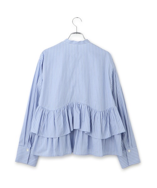 ADAM ET ROPE'（アダムエロペ）の「【WEB限定】フリルブラウス（シャツ/ブラウス・レディース・ホワイト/サックスブルー/ブラック・FREE）」の17枚目の写真