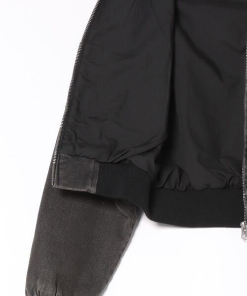 DC SHOES(ディーシーシューズ)の「DC SHOES ウィメンズ 26 WS HOOD JACKET ショート丈 デニムジャケット アウター【2026年春夏モデル】/ストレッチデニムジップアップフーディー(ブルゾン・レディース・ライトインディゴブルー/ブラック系その他・SMALL/MEDIUM)」の3枚目の写真