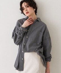 Rouge vif | 【2026SS新作】【ロングセラー】NEWオーバーサイズデニムシャツ(シャツ/ブラウス)