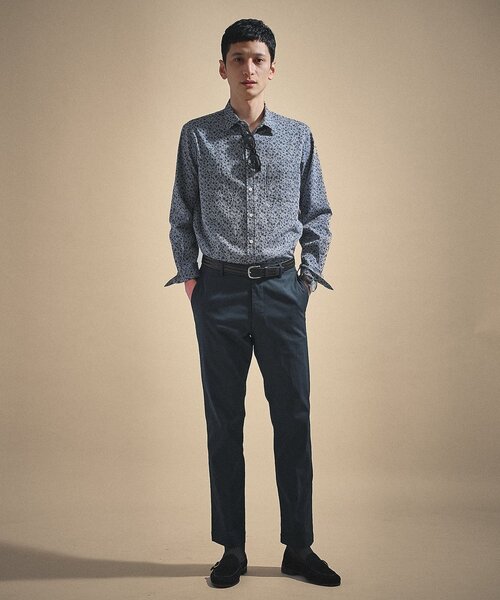 TAKEO KIKUCHI(タケオキクチ)の「【ON/OFF兼用】サイドゴアウエスト オールシーズン ストレートパンツ(スラックス・メンズ・グレー/ライトベージュ/ネイビー・01/02/03/04)」の15枚目の写真