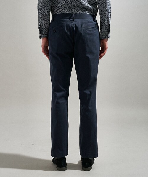 TAKEO KIKUCHI(タケオキクチ)の「【ON/OFF兼用】サイドゴアウエスト オールシーズン ストレートパンツ(スラックス・メンズ・グレー/ライトベージュ/ネイビー・01/02/03/04)」の11枚目の写真