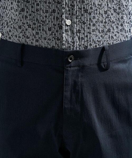 TAKEO KIKUCHI(タケオキクチ)の「【ON/OFF兼用】サイドゴアウエスト オールシーズン ストレートパンツ(スラックス・メンズ・グレー/ライトベージュ/ネイビー・01/02/03/04)」の10枚目の写真