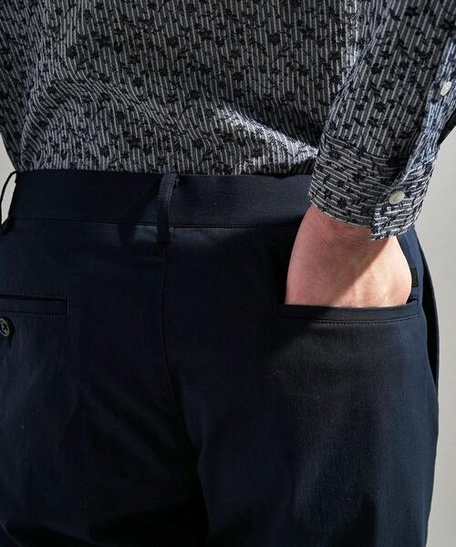 TAKEO KIKUCHI(タケオキクチ)の「【ON/OFF兼用】サイドゴアウエスト オールシーズン ストレートパンツ(スラックス・メンズ・グレー/ライトベージュ/ネイビー・01/02/03/04)」の9枚目の写真