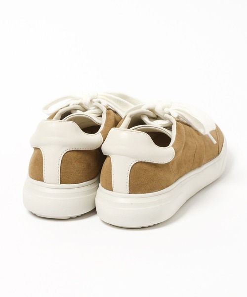 niko and...（ニコアンド）の「《抗菌消臭》フェイクスエード柔らかスニーカー（スニーカー・レディース・ライトグレー/キャメル・MEDIUM/LARGE）」の5枚目の写真